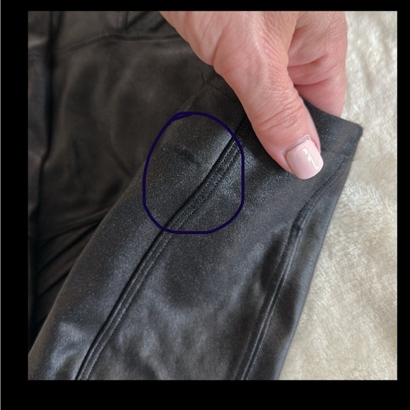 SPANX Shiny Black Leggings - Picture 10 of 10
